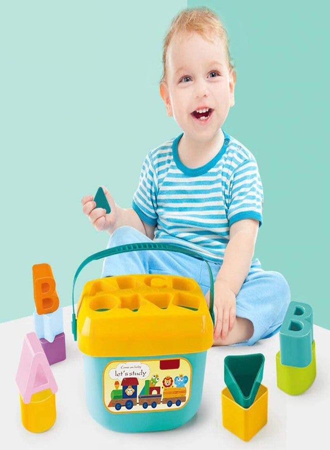 Mahi Enterprise® Educational Baby Shape Sorter Toy with Alphabet Letters, Colorful Shape Sorting Box for Toddlers, Early Learning & Developmental Activity Toy - Image 2